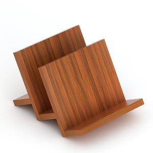 Soporte para revistas Bluewud Isvia Walnut, soporte para periódicos personalizable - Product Image 5