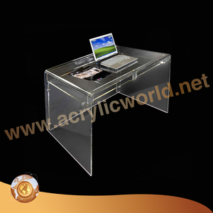 Mesa de centro acrílica transparente, personalizada, moderna - Product Image 5
