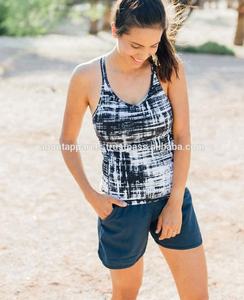 Nueva llegada barato elegante personalizado de cuatro vías estiramiento yoga ropa deportiva de moda transpirable fitness yoga shorts - Product Image 3