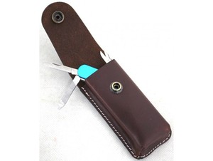 Tabaco de cuero de grano bolsa | Cuchillo bolsa - Product Image 4