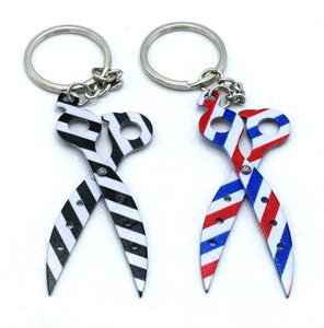 Collier personnalisé en métal doré, bijoux de coupe de cheveux, ciseaux de barbier - Product Image 4