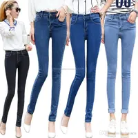 Manufacturers in Bangladesh slim embroidery pants jeans for women 2019 New Design Denim Jeans Pants