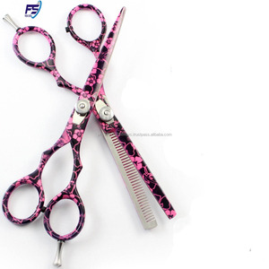 Tijeras profesionales de barbero, tijeras de corte de cabello con revestimiento de acero inoxidable para salón de peluquería - Product Image 5