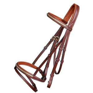 Bride de cheval équestre de qualité supérieure en cuir Clincher Racing and Riding Sports Horse Tack - Product Image 3