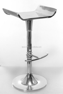 Tabouret décoratif pour la maison, tabouret de BAR en métal/en ALUMINIUM, avec découpe de métal, meubles de salon - Product Image 6