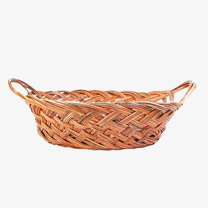 Stackable Rattan Waste <b>Basket</b>-Natural Color for Kitchen Bathroom & Living Room Storage - Product Image 6