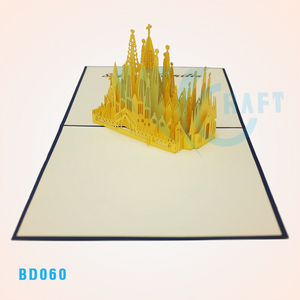 Cartes 3D en papier pop-up, 200 pièces, célèbre cartes 3D, cartes à faire soi-même - Product Image 5