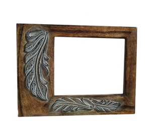 กรอบรูปไม้มะม่วงแบบโมเดิร์นทำมือผลิตจากโรงงานขายตรงกรอบไม้ - Product Image 1