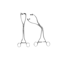 Pinzas Elevadoras Uterinas Collin, Pinzas y Abrazaderas para Riñón, Rectas y Curvas, 25 cm, Instrumentos de Ginecología, Calidad Alemana - Product Image 2