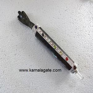 Wholesale Natural Agate <b>Crystal</b> <b>Angel</b> Carved Wand Mixed Gemstone Chakra Healing Wand Semi-Precious Stone Craft - Product Image 5