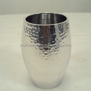Hammered Metal <b>Toothbrush</b> <b>Holder</b> - Product Image 1