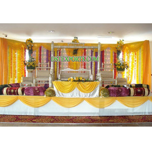 Scène de mariage mehanna de mariage musulman, 30 m, scène de mariage asiatique, montage de scène Royal pour mariage - Product Image 1