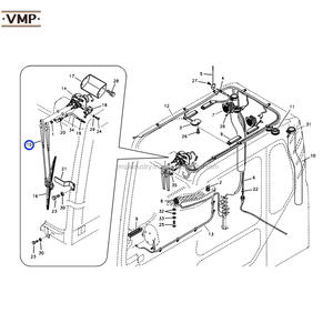 VOE 14630975 - Brazo de Limpiaparabrisas para Excavadoras EC140, EC170, EC200, EC210, EC240, EC290 - VMP Piezas de Maquinaria de Construcción en Estado Nuevo - Product Image 4
