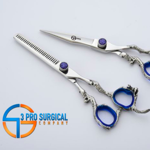 Juego de tijeras de barbero asequibles de alta calidad 3PRO disponibles en todos los colores y tamaños básicos - Product Image 2