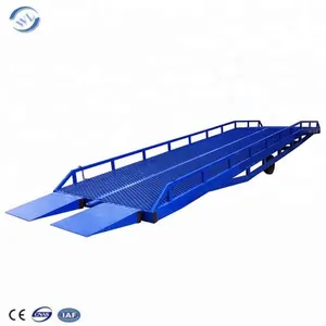 8 ton mobile hydraulic loading dock ramps for trucks and forklift