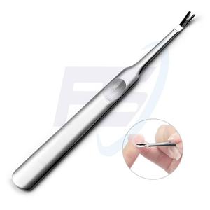 อุปกรณ์ดันเล็บสแตนเลสคุณภาพดีสำหรับมืออาชีพอุปกรณ์กำจัดหนังด้านที่มีตัวอ่อนติดฉลากส่วนตัว - Product Image 4