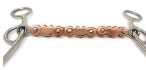 Barril de broma, broca de caballo, cadena de bicicleta de cobre, boca, mejillas de acero inoxidable - Product Image 5