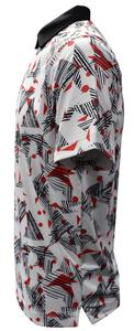 Camisetas de Golf de Manga Corta con Cuello en V para Hombre, Personalizadas con Logotipo, de Spandex/Poliéster, Transpirables y de Alta Calidad, Directo de Fábrica - Product Image 4