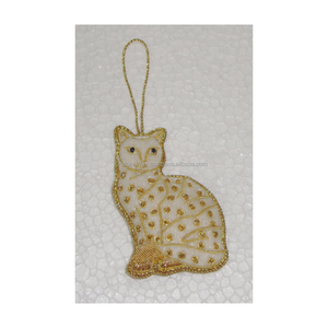 Indian Dealer Cat Design Christmas Hanging Ornament - Product Image 1