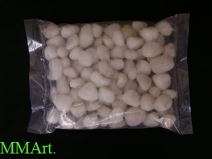 Qualité supérieure Acheter en vrac Naturel Tumble Galet Pierre Blanche Neige avec Forme 1-2 cm 3-5 cm Tailles Aménagement Paysager Décoration Bas quantité minimale de commande - Product Image 3