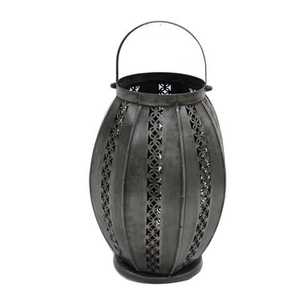 New Decorative Antique Design Filigree <b>Hurricane</b> Hanging <b>Lantern</b> Candle Holder Home Outdoor Christmas Decor Durable Iron Metal - Product Image 3