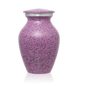 Urnas clásicas de dos tonos para cenizas funerarias, recuerdo de amor duradero con bolsa de terciopelo para mascotas, color rosa oscuro, cremación de Metal - Product Image 5