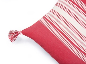 Decorative cotton <b>Pillow</b> <b>Case</b> Custom Design Cushion with tassel Designer Wholesale Jacquard with added pom pom <b>Pillow</b> cover - Product Image 2