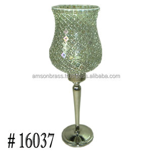 Bougeoir de décoration de table en cristal diamant - Product Image 6