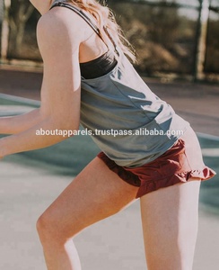 Nueva moda personalizada dobladillo deshilachado pantalones cortos de mezclilla triturados mujeres, nueva apariencia moda mujer algodón Jersey transpirable corto - Product Image 5