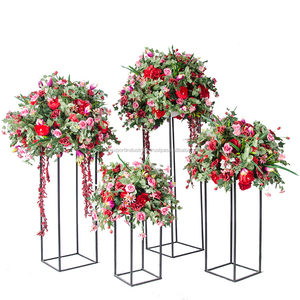 Đám cưới sang trọng hoa đứng centerpieces vàng kim loại bình kích thước tùy chỉnh chất lượng cao Tabletop hiển thị - Product Image 4