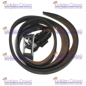 Cinturón Alemán Negro de Doble Hebilla |   Cinturón de Hebilla de Aleación con Piel de Vaca Personalizado al por Mayor - Product Image 2