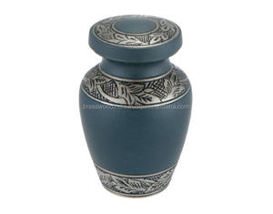 Mini recuerdo de alas de amor, urna de Brassworld, suministros funerarios de la India - Product Image 3