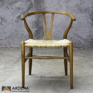 Chaise de salle à manger contemporaine de style antique en bois massif de Sungkai, reproduction, robuste, pour usage intérieur, hôtel, maison, bureau - Product Image 3