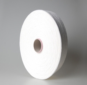 NE 16/1 GRS a certifié la couleur réutilisée tournée confortable de blanc de javel de chaussettes de tricotage de fil - Product Image 6