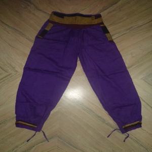 Pantalon Harem en Coton Imprimé Bohème Décontracté pour Femme, Coupe Droite, Respirant, Tendance Estivale, Fermeture à Cordon, Longueur Intégrale - Product Image 3