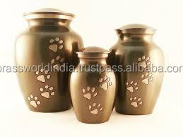 Brassworld India American Style Metal <b>Dog</b> Pet <b>Urn</b> Premium Cremation <b>Urn</b> - Product Image 2