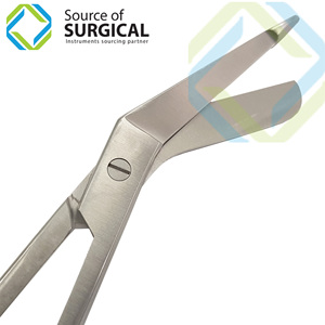 Tijeras para Vendas con Mango de Madera, Tijeras para Vendas de Acero Inoxidable Alemán de Longitud o Grado Específico, Instrumentos Lister para Vendas de Acero Inoxidable - Product Image 2