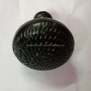 Poignée de tiroir en fonte noire en forme de coq, poignée de porte de cuisine contemporaine en laiton massif - Product Image 6