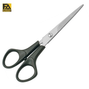 Tijeras de peluquero para zurdos con hoja afilada de acero inoxidable y tijeras de mango de plástico con borde biselado - Product Image 1
