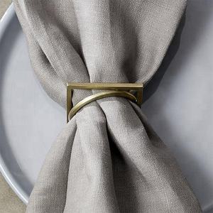 Oro anillo de servilleta de boda al por mayor Hotel-restaurante Villa de plata de oro colorido personalizado según el cliente hizo la India moderna - Product Image 2