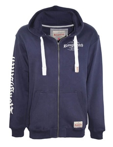 Sudaderas con capucha de manga larga con forro de algodón 100% personalizadas para hombre, cremallera completa de punto, antiarrugas, estampado multicolor bordado - Product Image 2