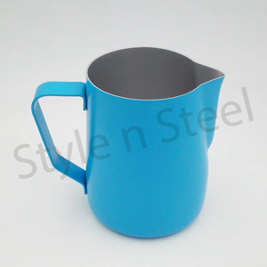 Tasses à expresso en acier inoxydable, Latte Art, pichet à mousse de lait, Pot à thé unique, pots à café, pichet à mousse - Product Image 2