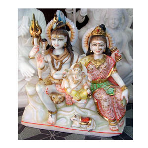 แฮนด์เมดที่สวยงามพระศิวะ Parivar Murtie - Product Image 1