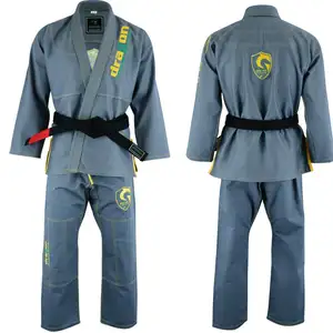 Kimono de Judo pour Compétition, Uniforme de MMA et Grappling, 100% Coton Pearl Wave 450gsm, Durable, Vêtement d'Arts Martiaux pour Adultes, Logo Personnalisable sur le Devant - Product Image 1