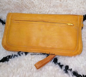 Portefeuille en cuir marocain, portefeuille en cuir pour femme, portefeuille en cuir traditionnel - Product Image 2