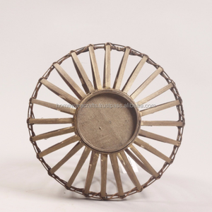 Bougeoir en bambou fait à la main, décoration de maison, lanterne en bambou, vente en gros - Product Image 3