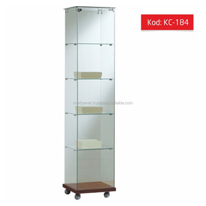 Aménagement de magasin commercial moderne turc, écologique, en verre trempé, sans cadre, personnalisable, en sections - Product Image 2