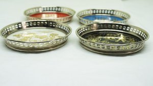 DIOS Classic Style Metal Souvenir Coasters Customized Print Wholesale <b>Mats</b> & Pads - Product Image 3