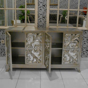 Habitación espejo gabinete tallado muebles de madera maciza muebles de caoba - Product Image 2