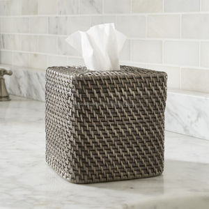 Carré boite à mouchoirs en rotin - Product Image 4
